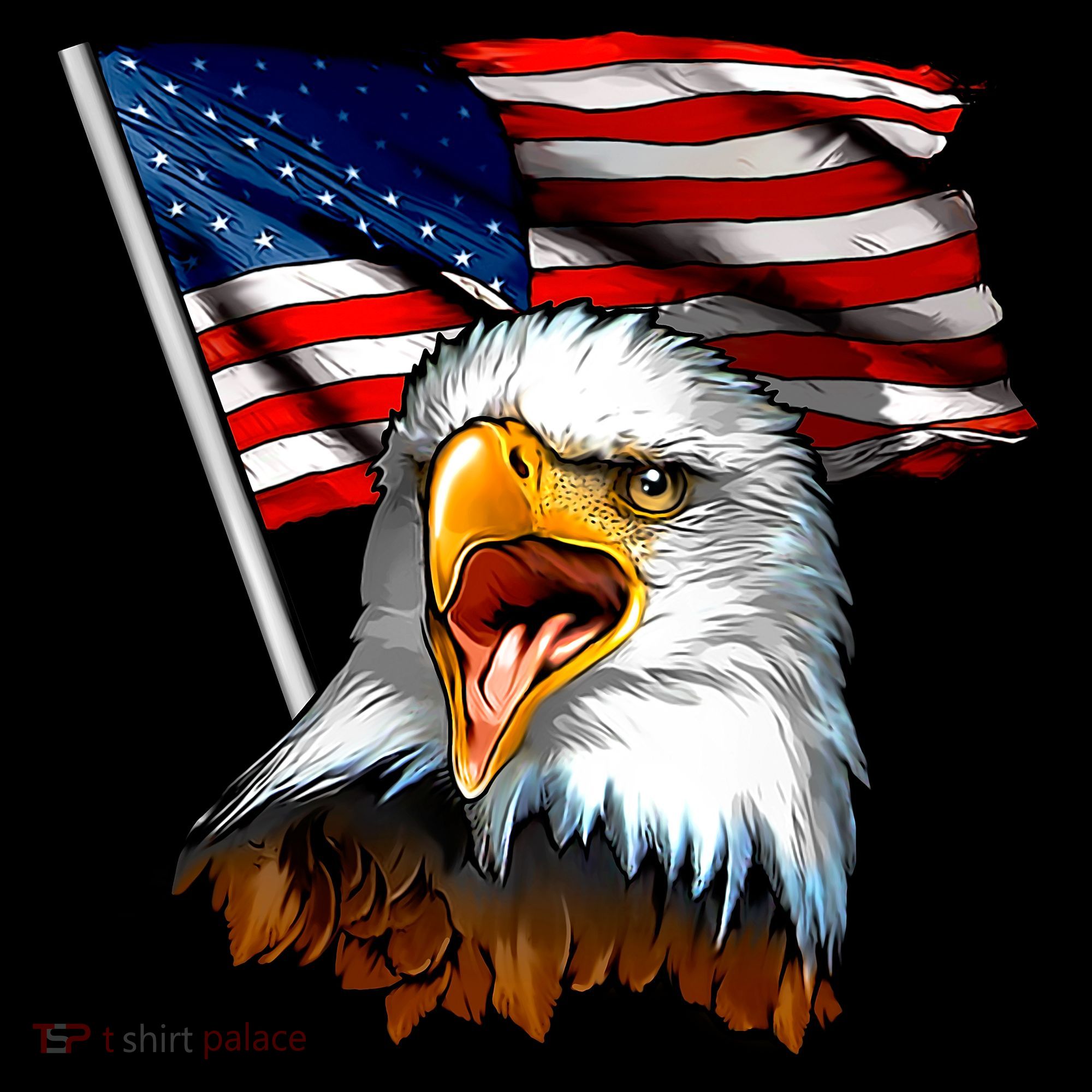 American Patriotic Eagle Flag Coffee Mug