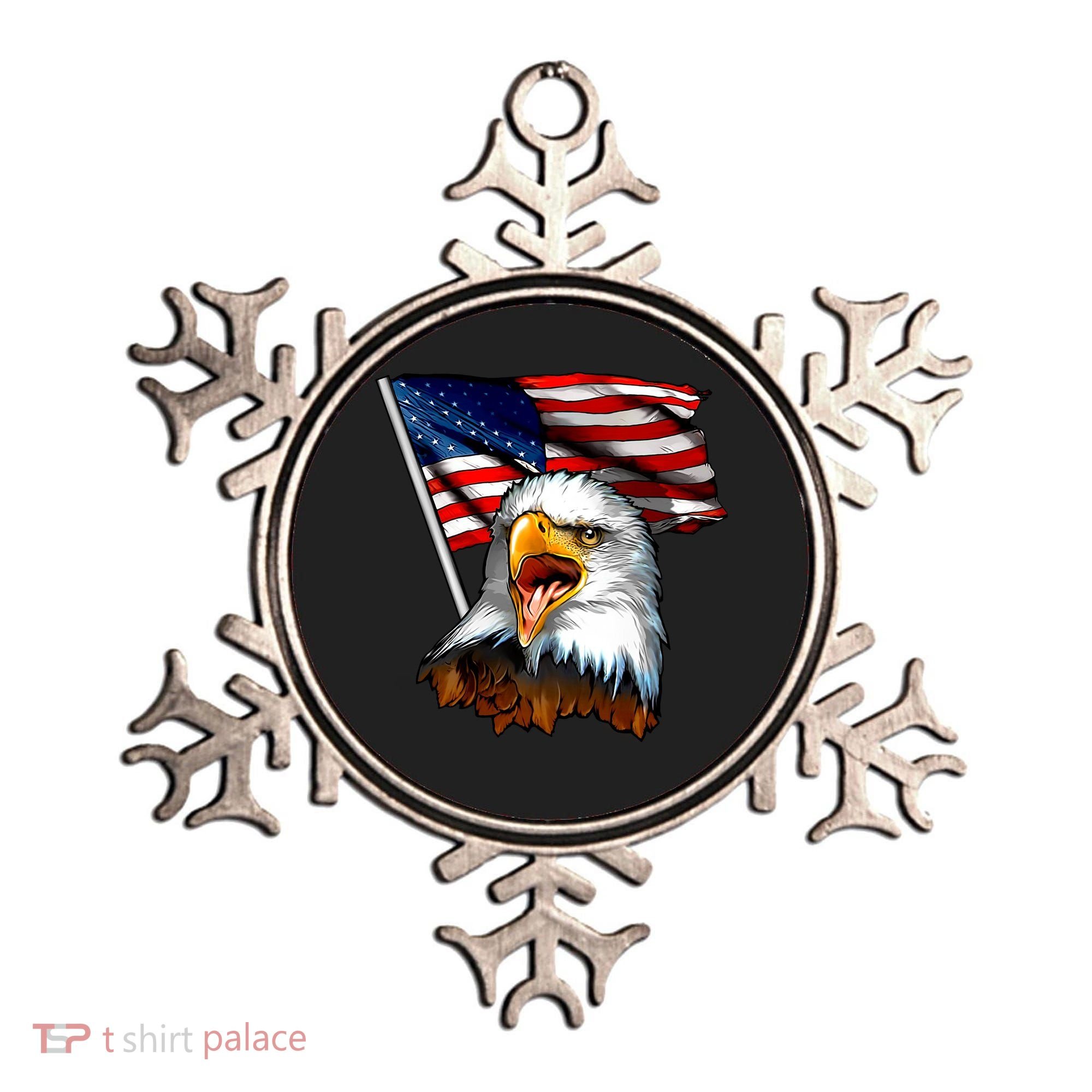 American Patriotic Eagle Flag Ornament