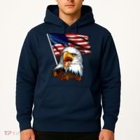 American Patriotic Eagle Flag Hoodie thumb 2