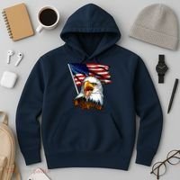 American Patriotic Eagle Flag Hoodie thumb 3