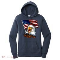 American Patriotic Eagle Flag Women's Hoodie thumb 0