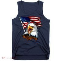 American Patriotic Eagle Flag Tank Top thumb 0