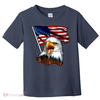 American Patriotic Eagle Flag Toddler T-Shirt