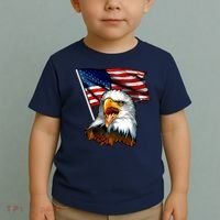 American Patriotic Eagle Flag Toddler T-Shirt thumb 2