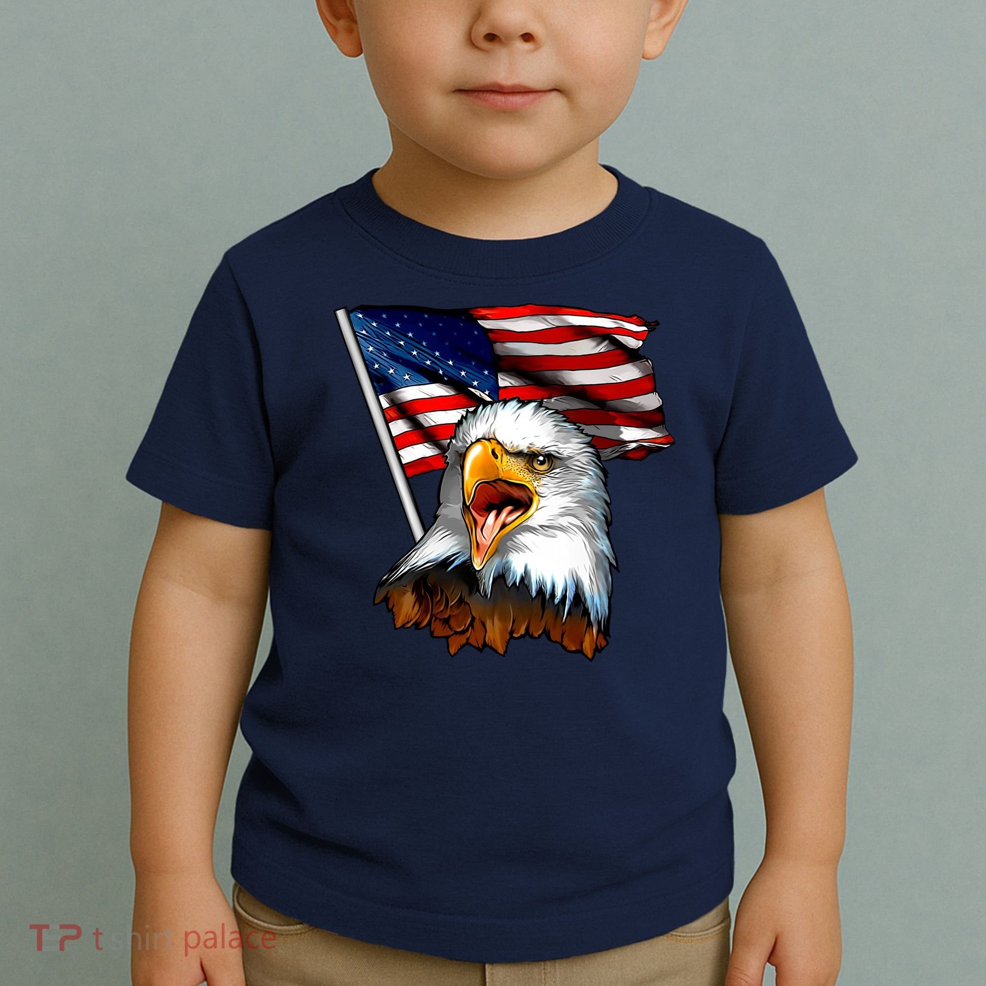 American Patriotic Eagle Flag Toddler T-Shirt