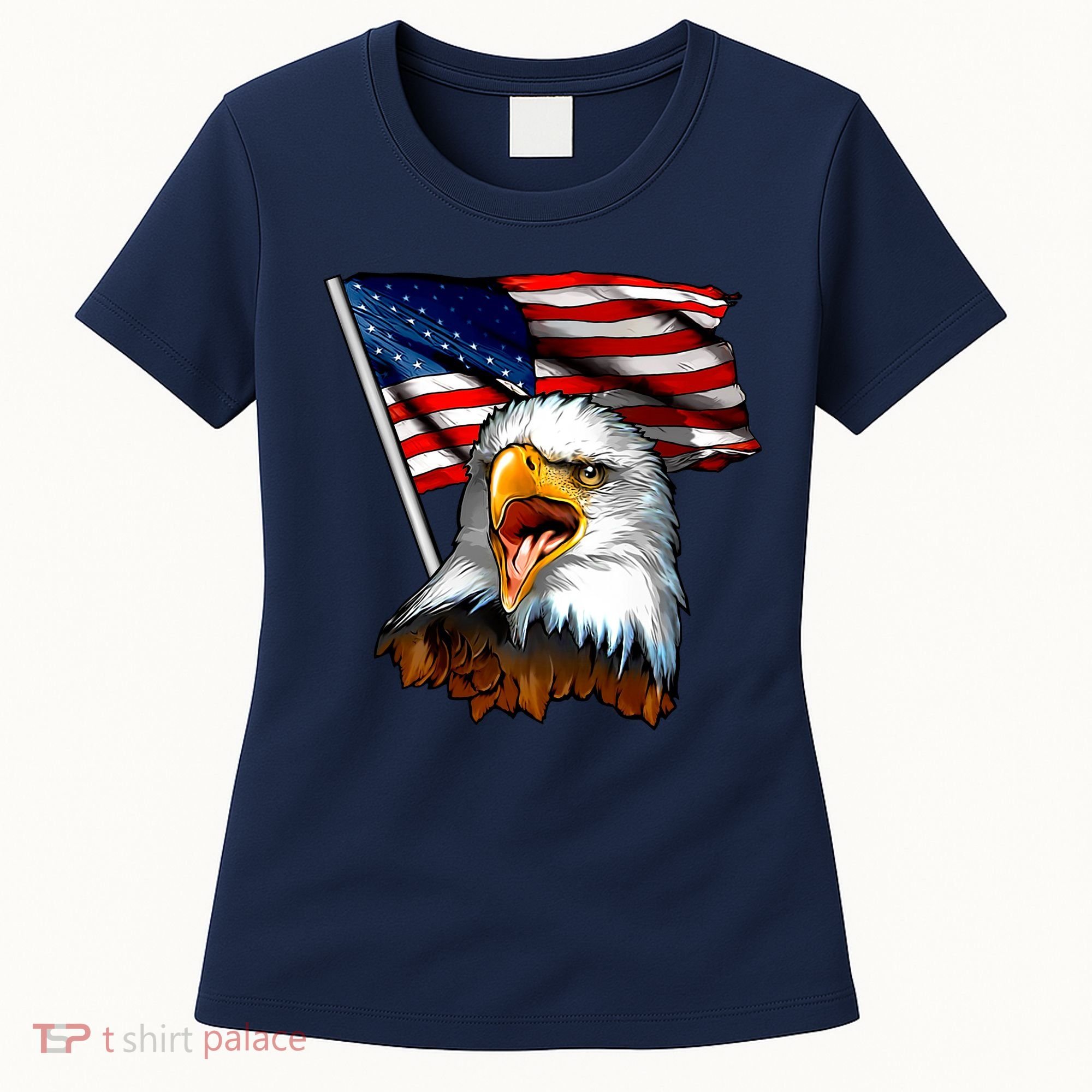 American Patriotic Eagle Flag Women's T-Shirt