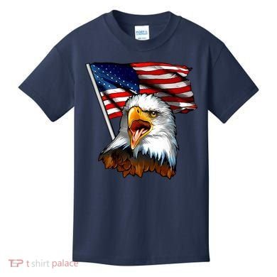 American Patriotic Eagle Flag Kids T-Shirt
