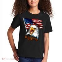 American Patriotic Eagle Flag Kids T-Shirt thumb 2