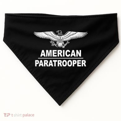 American Paratrooper Eagle USA-Made Doggie Bandana