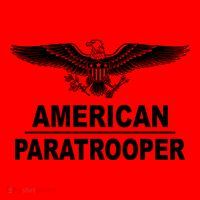 American Paratrooper Eagle Santa Hat thumb 1