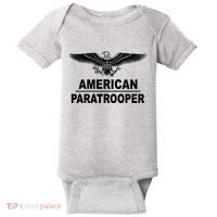 American Paratrooper Eagle Baby Bodysuit thumb 0