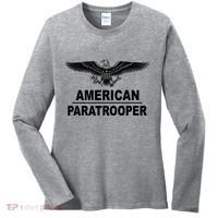American Paratrooper Eagle Women's Long Sleeve Shirt thumb 0