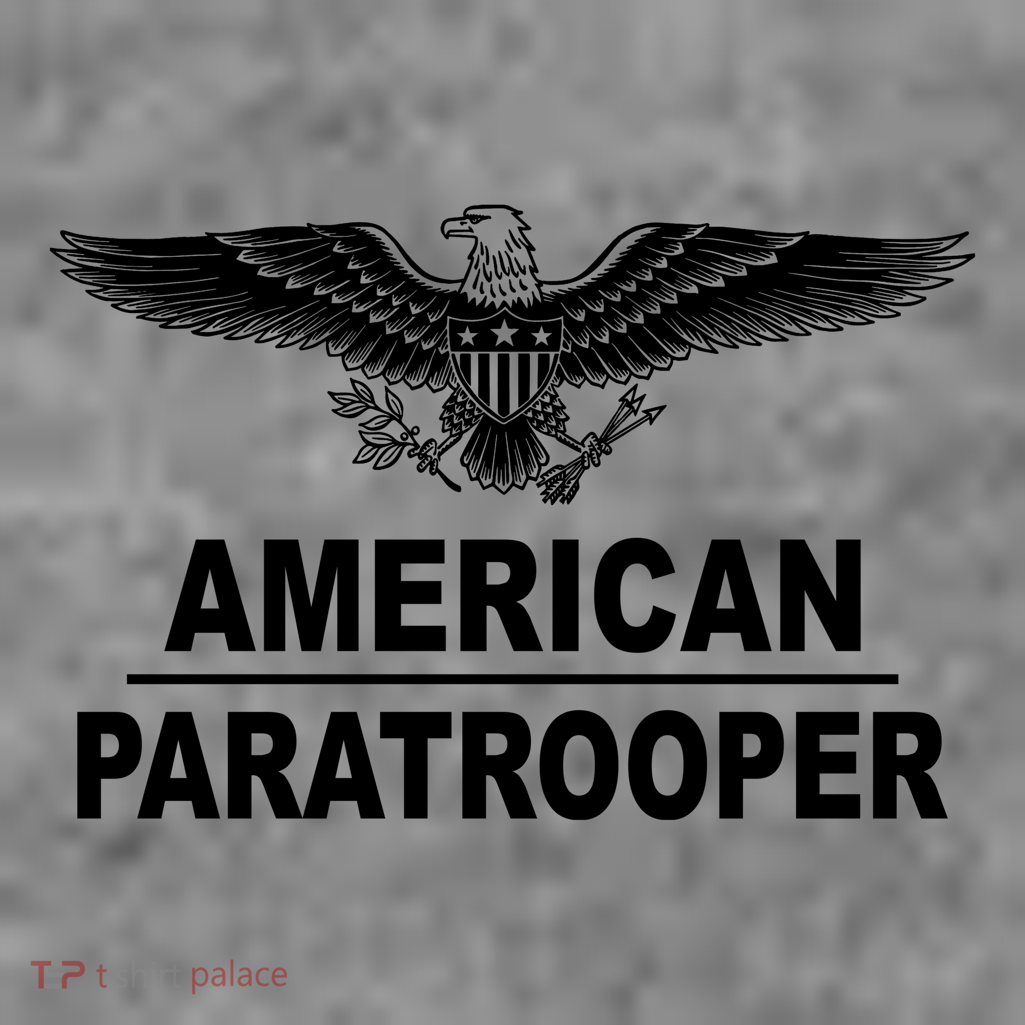 American Paratrooper Eagle Women's Long Sleeve Shirt