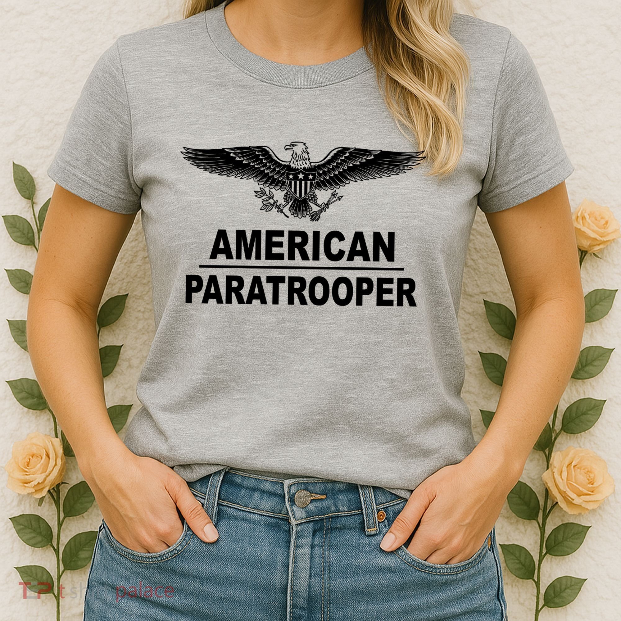 American Paratrooper Eagle Women's T-Shirt