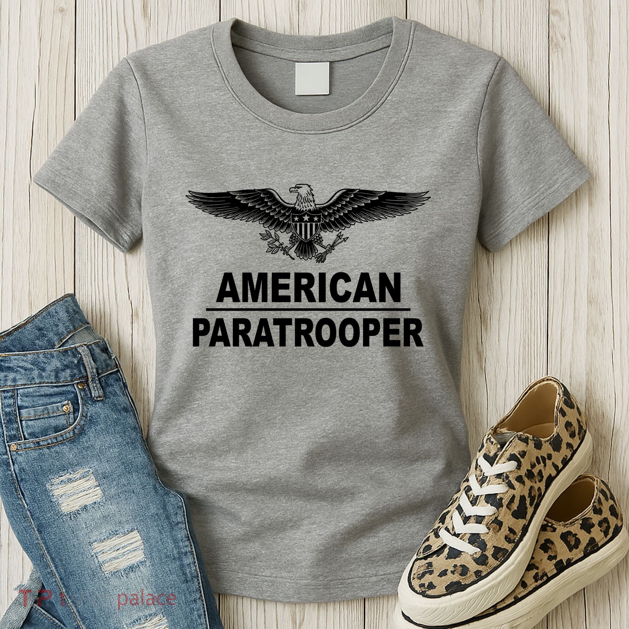 American Paratrooper Eagle Women's T-Shirt