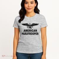 American Paratrooper Eagle Women's T-Shirt thumb 4