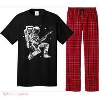 Astronaut playing electric guitar in space Astronaut Art Pajama Set thumb 0