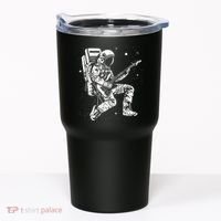 Astronaut playing electric guitar in space Astronaut Art Tumbler thumb 0
