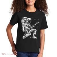 Astronaut playing electric guitar in space Astronaut Art Kids T-Shirt thumb 2