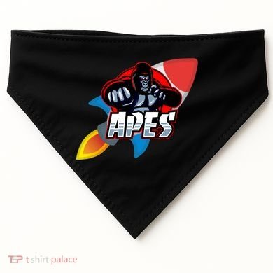 Apes To The Moon USA-Made Doggie Bandana