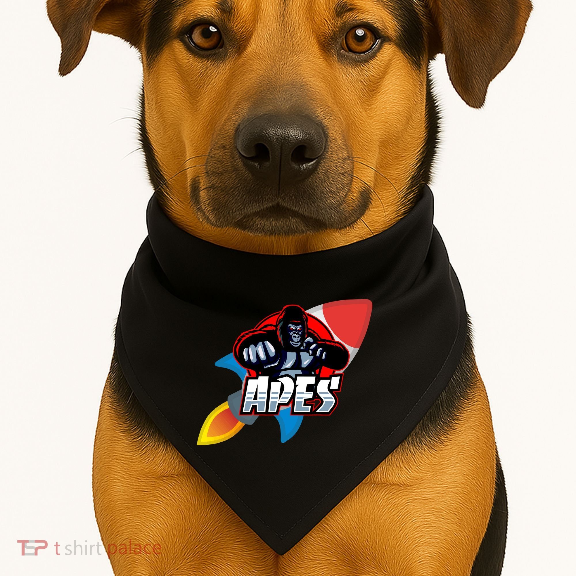 Apes To The Moon USA-Made Doggie Bandana