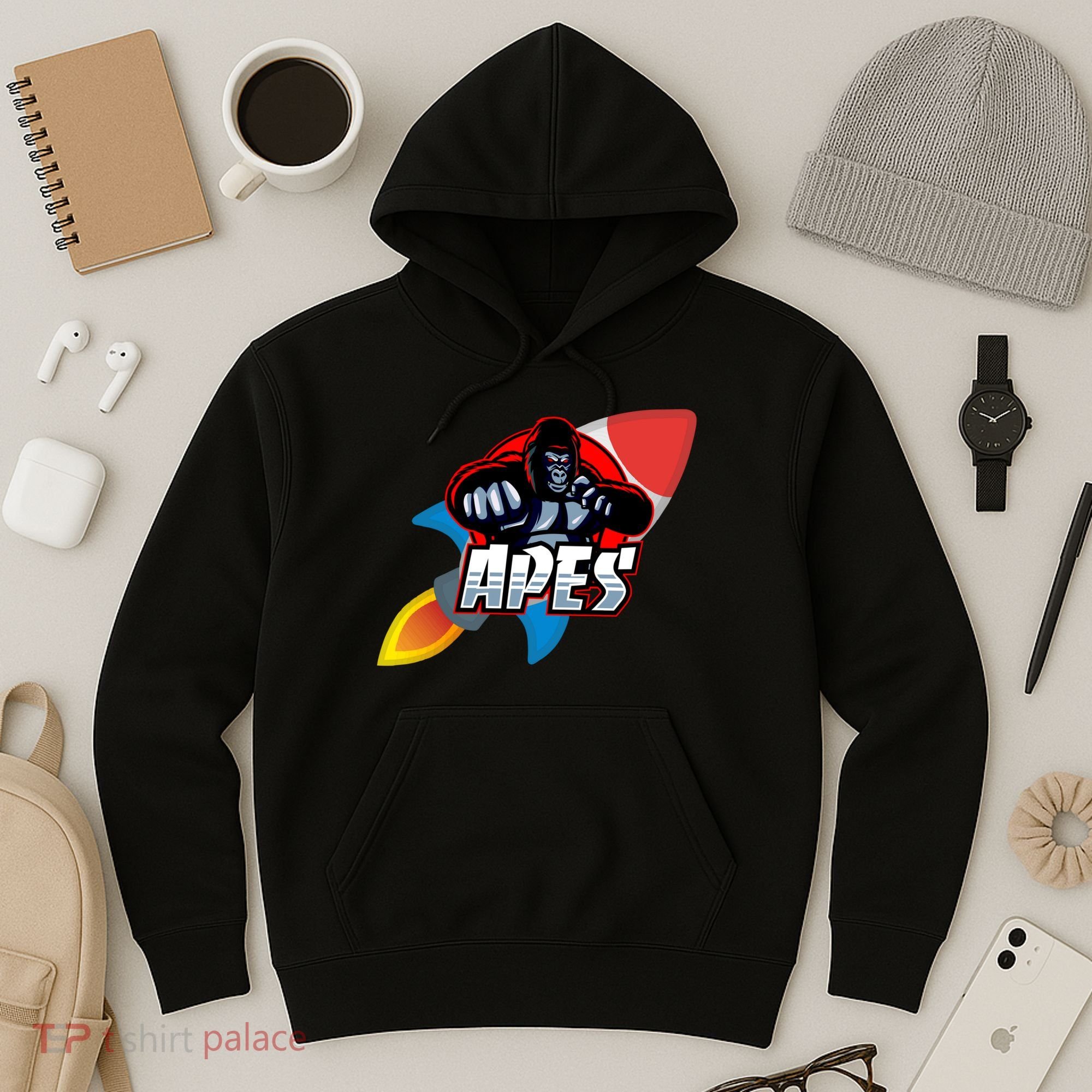 Apes To The Moon Hoodie