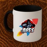 Apes To The Moon Coffee Mug thumb 2