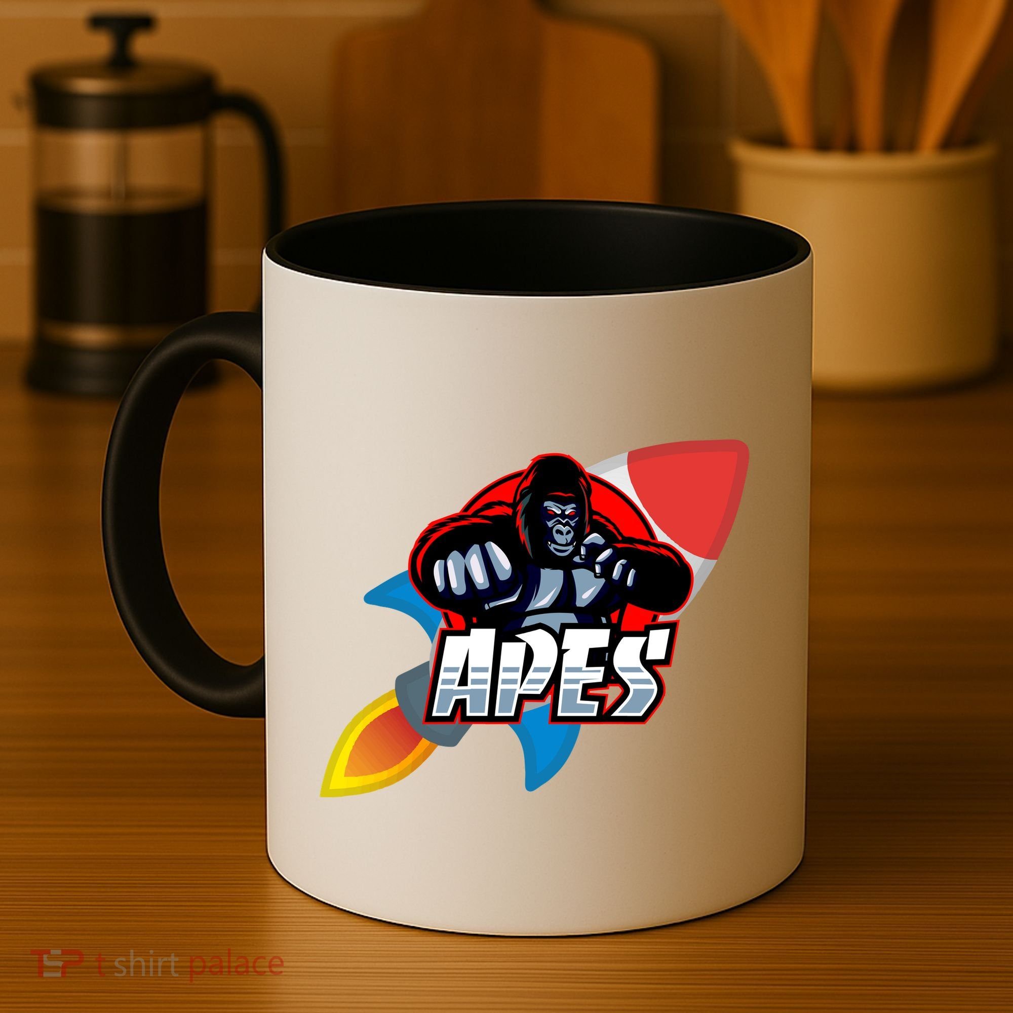 Apes To The Moon Coffee Mug