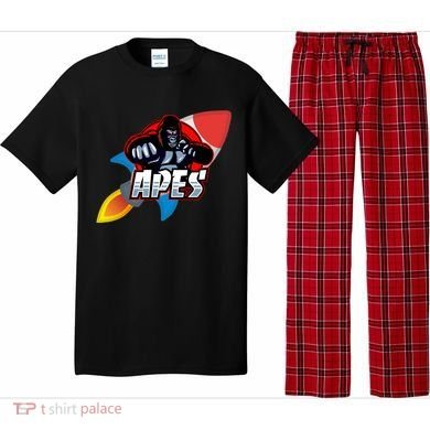 Apes To The Moon Pajama Set