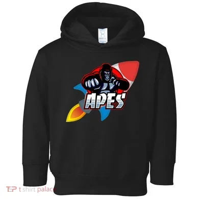 Apes To The Moon Toddler Hoodie