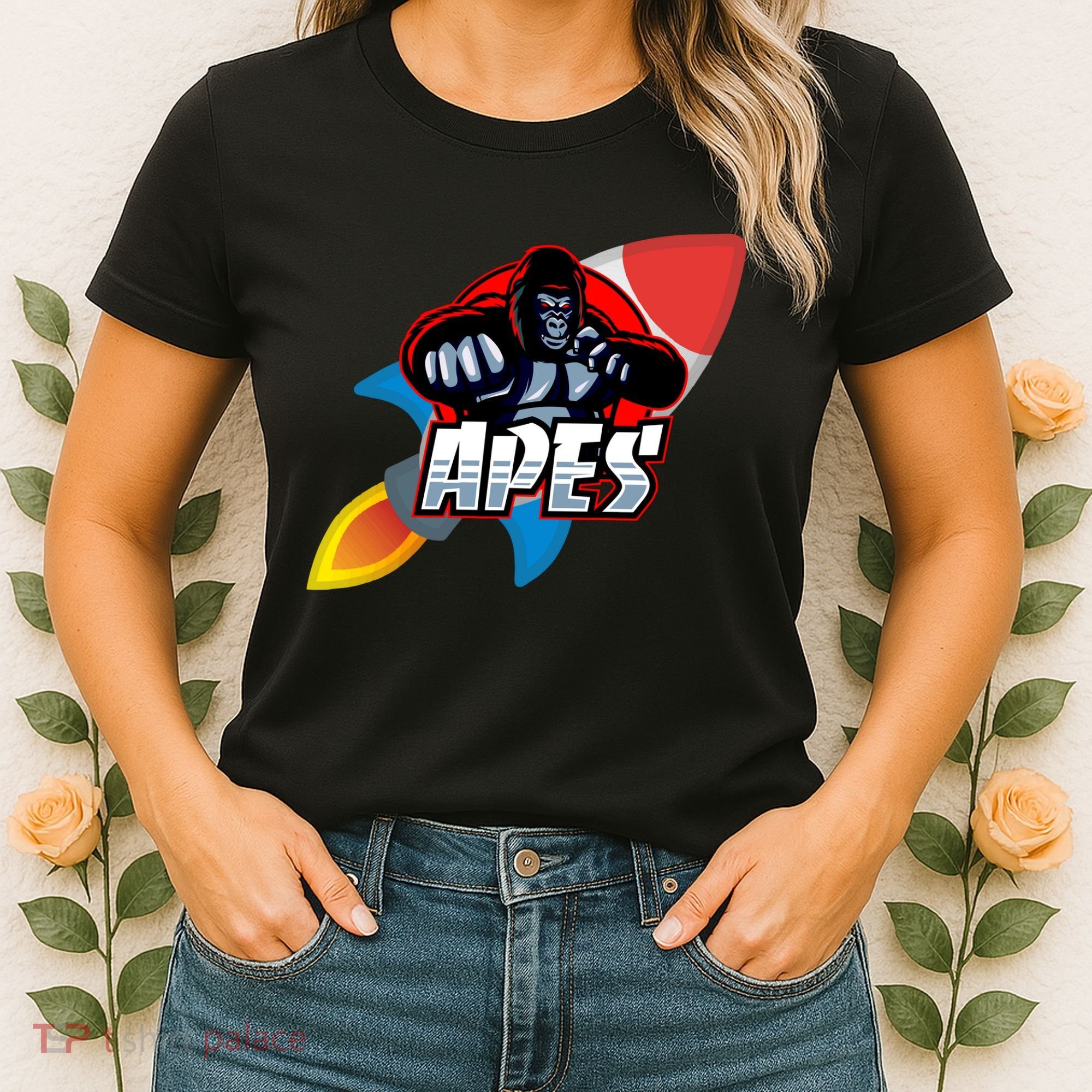 Apes To The Moon Women's T-Shirt