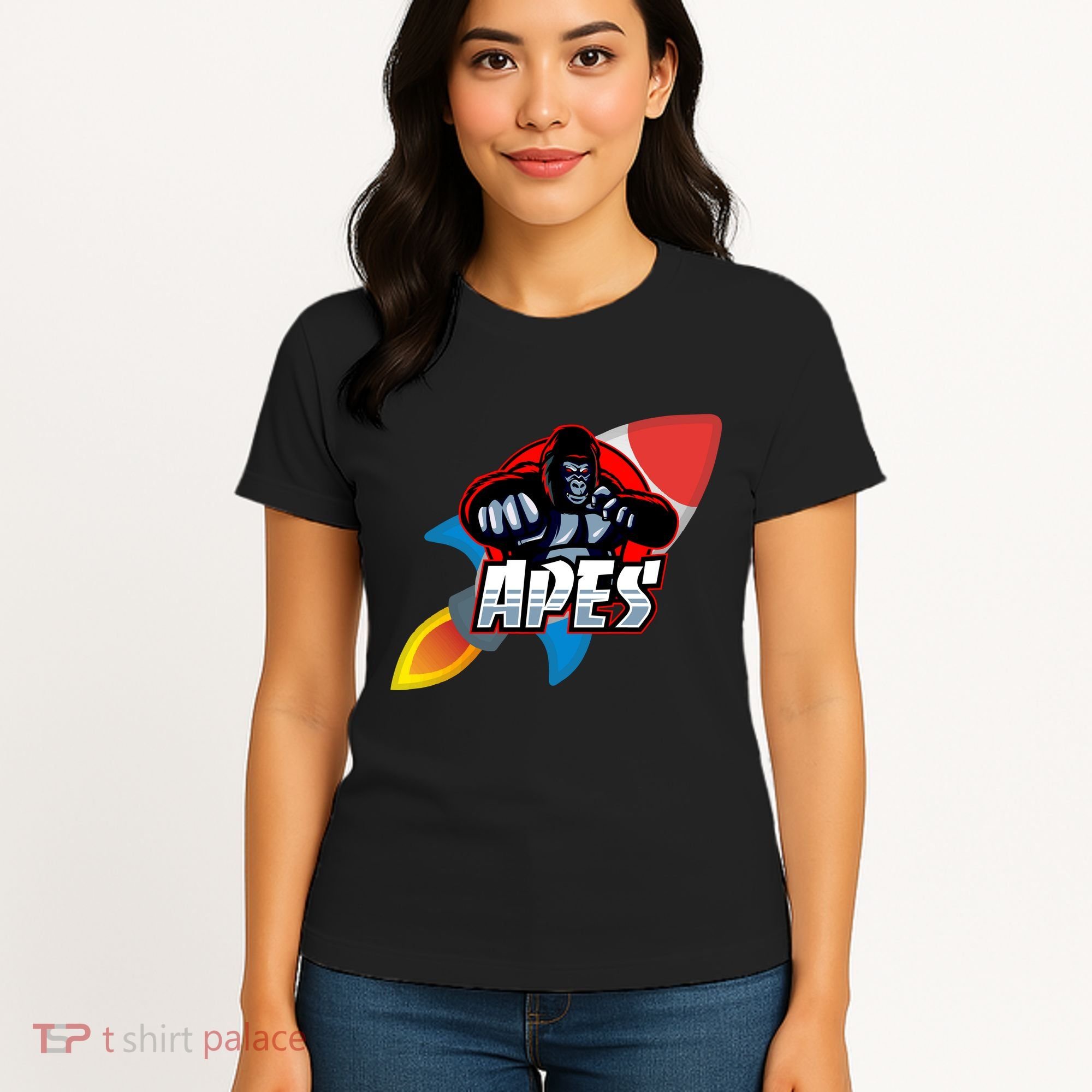 Apes To The Moon Women's T-Shirt