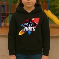 Apes To The Moon Kids Hoodie thumb 3