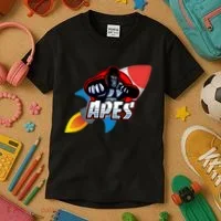 Apes To The Moon Kids T-Shirt thumb 3