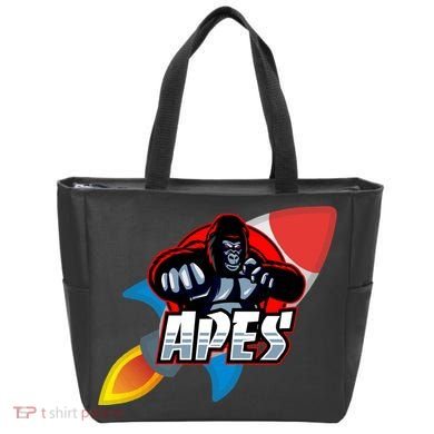 Apes To The Moon Tote Bag