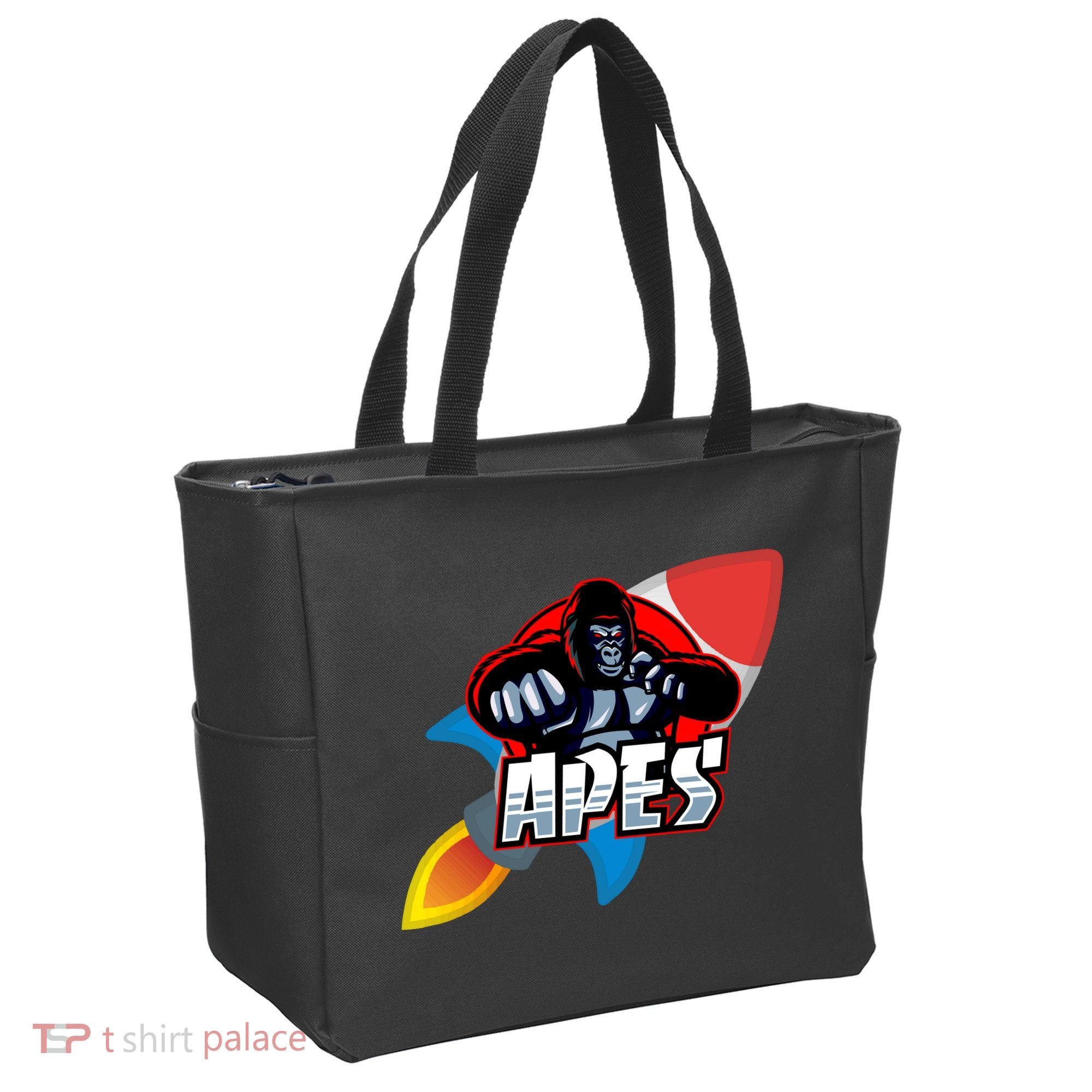 Apes To The Moon Tote Bag