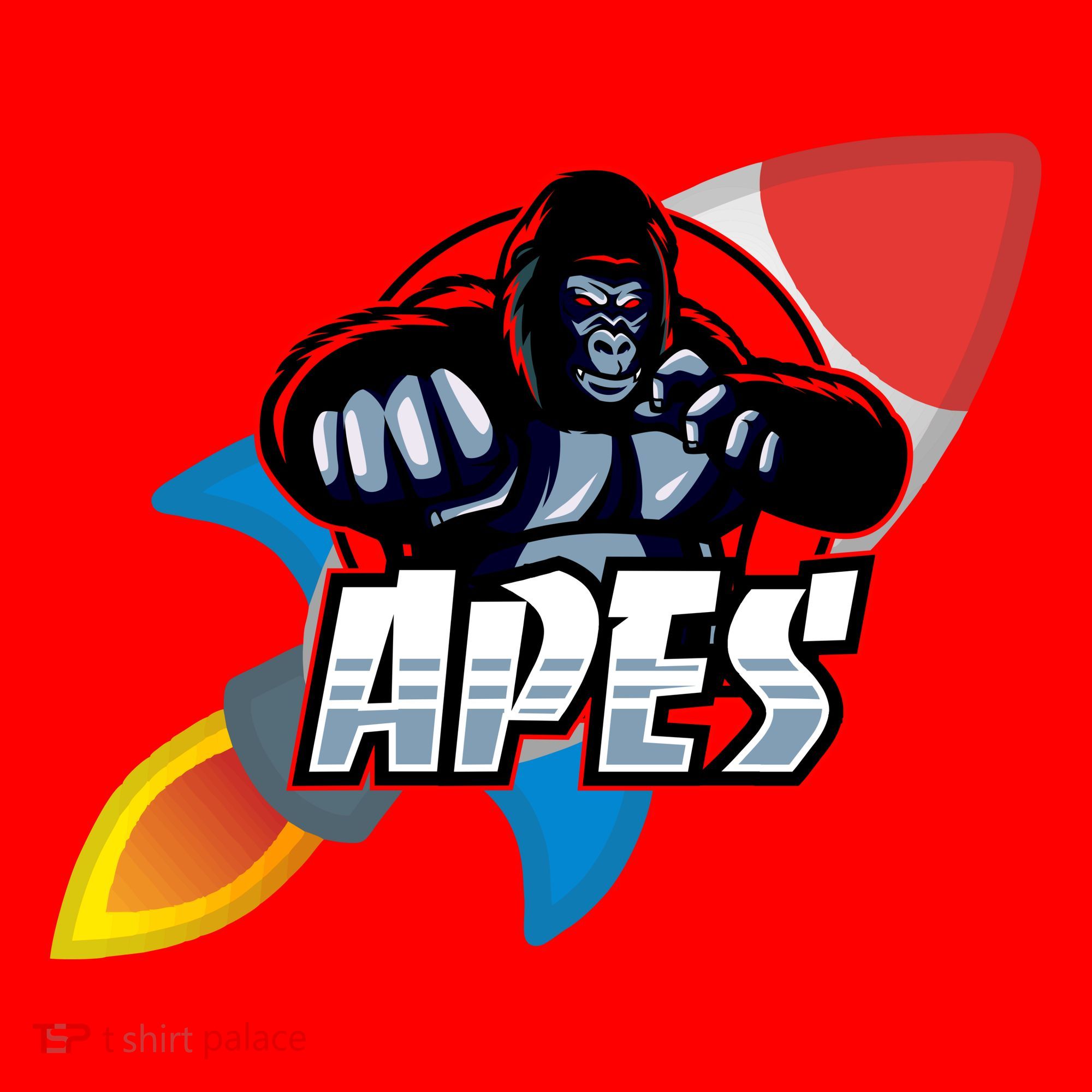 Apes To The Moon Santa Hat