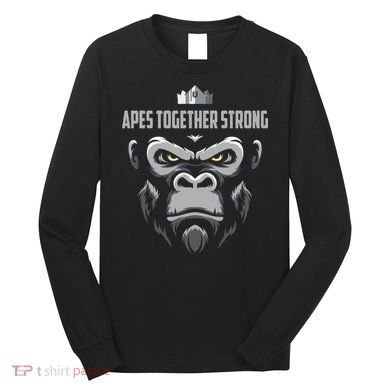 Apes Together Strong Gorilla HODL Stocks Long Sleeve Shirt