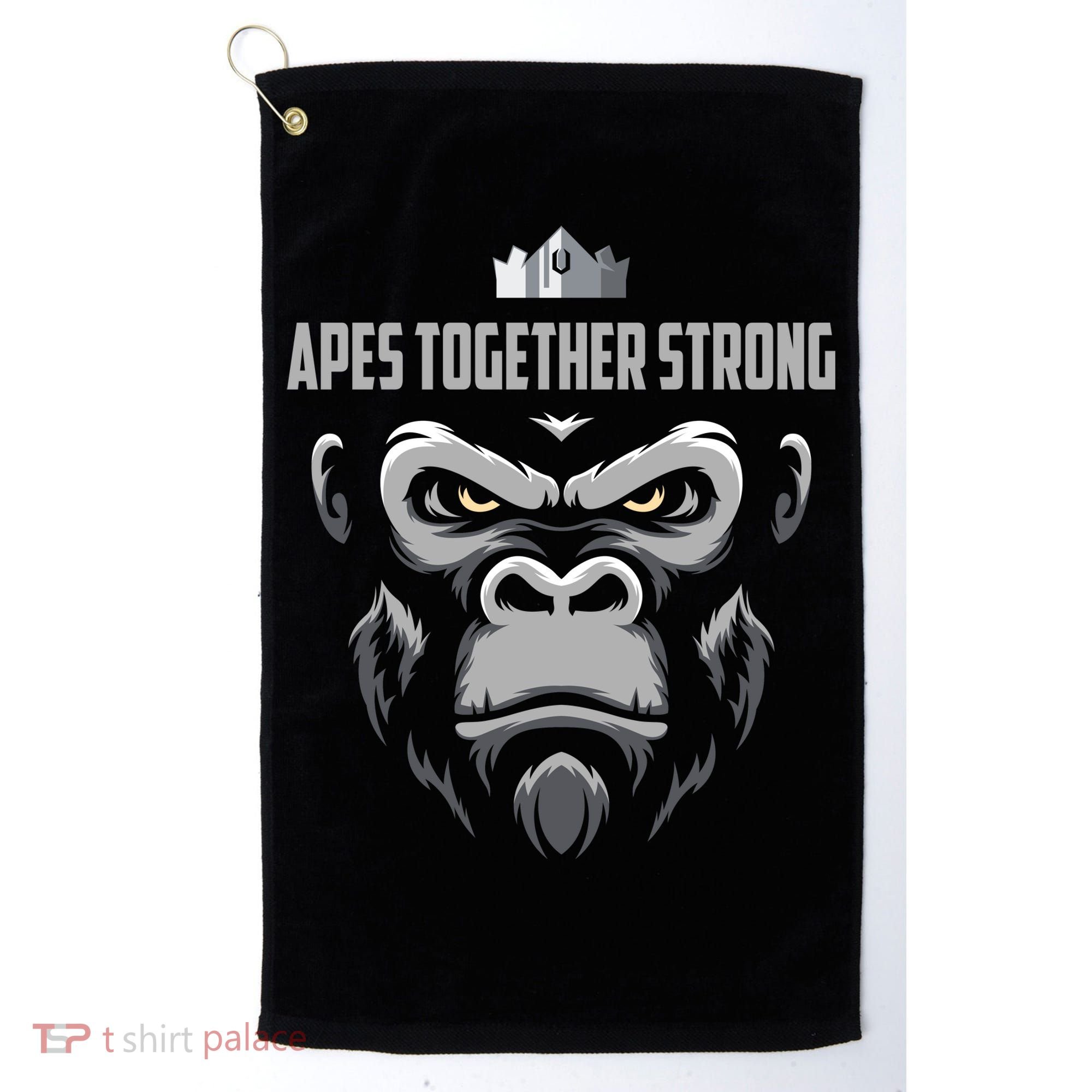 Apes Together Strong Gorilla HODL Stocks Golf Towel
