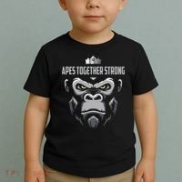Apes Together Strong Gorilla HODL Stocks Toddler T-Shirt thumb 2