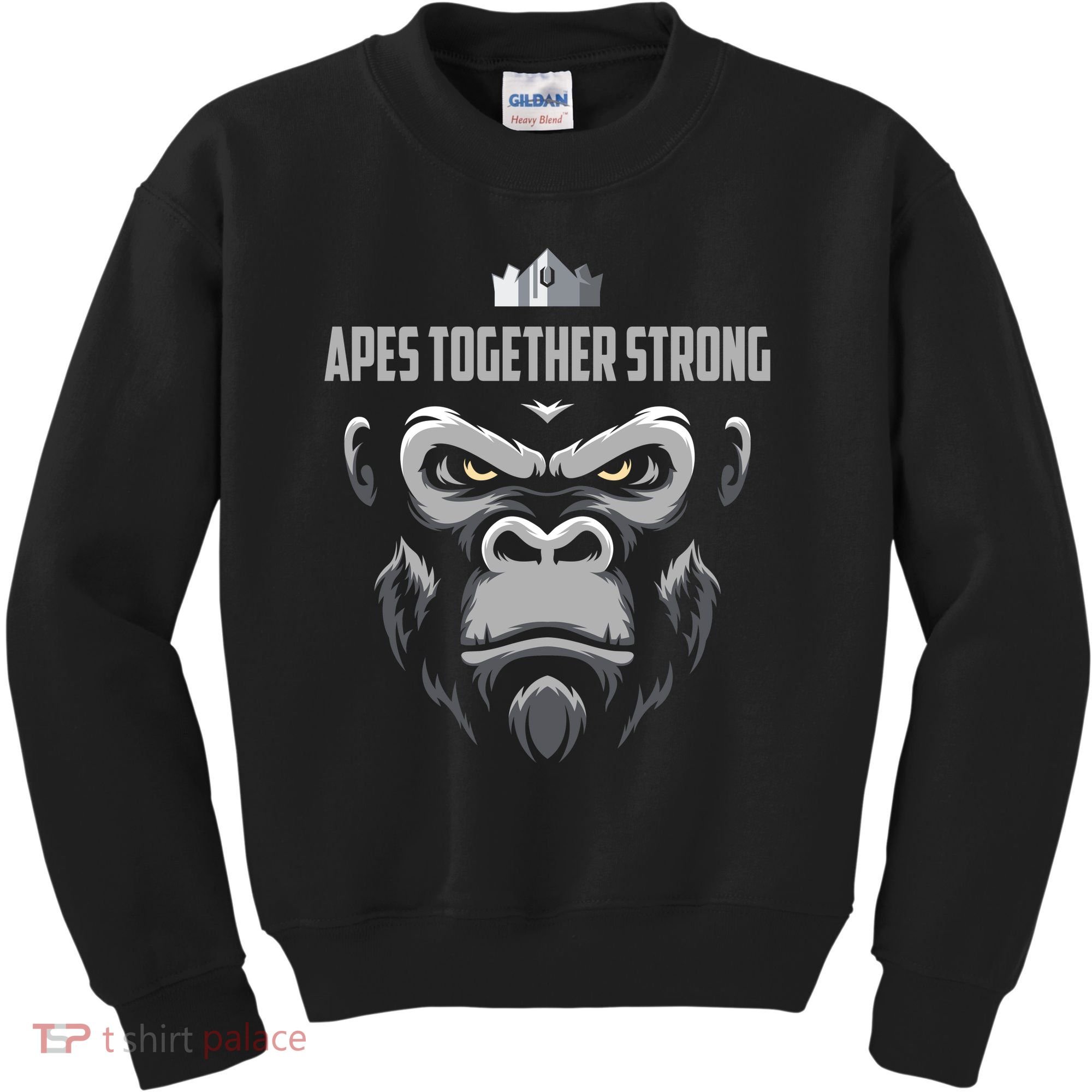 Apes Together Strong Gorilla HODL Stocks Kids Sweatshirt