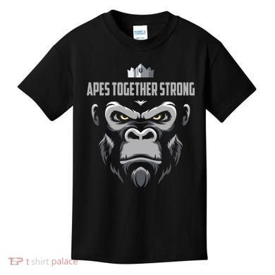 Apes Together Strong Gorilla HODL Stocks Kids T-Shirt