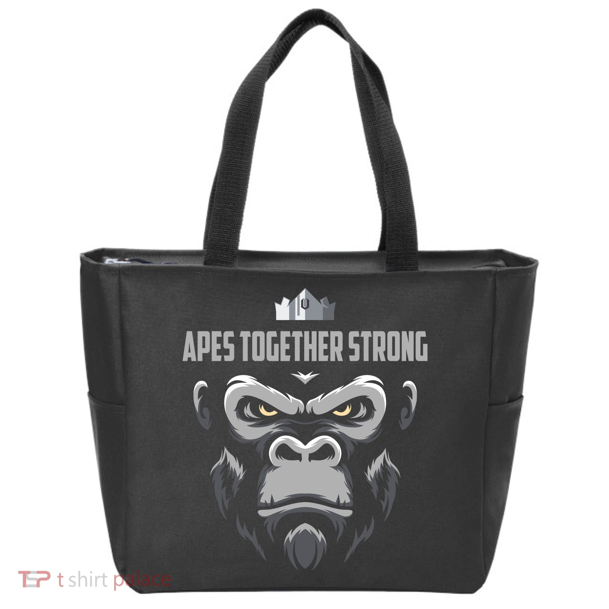 Apes Together Strong Gorilla HODL Stocks Tote Bag