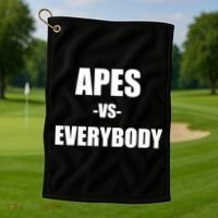 Apes Vs Everybody Golf Towel thumb 1