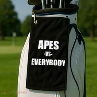 Apes Vs Everybody Golf Towel thumb 2