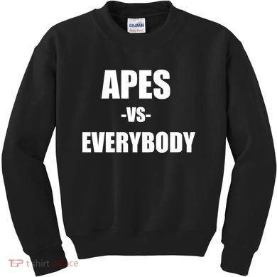 Apes Vs Everybody Kids Sweatshirt