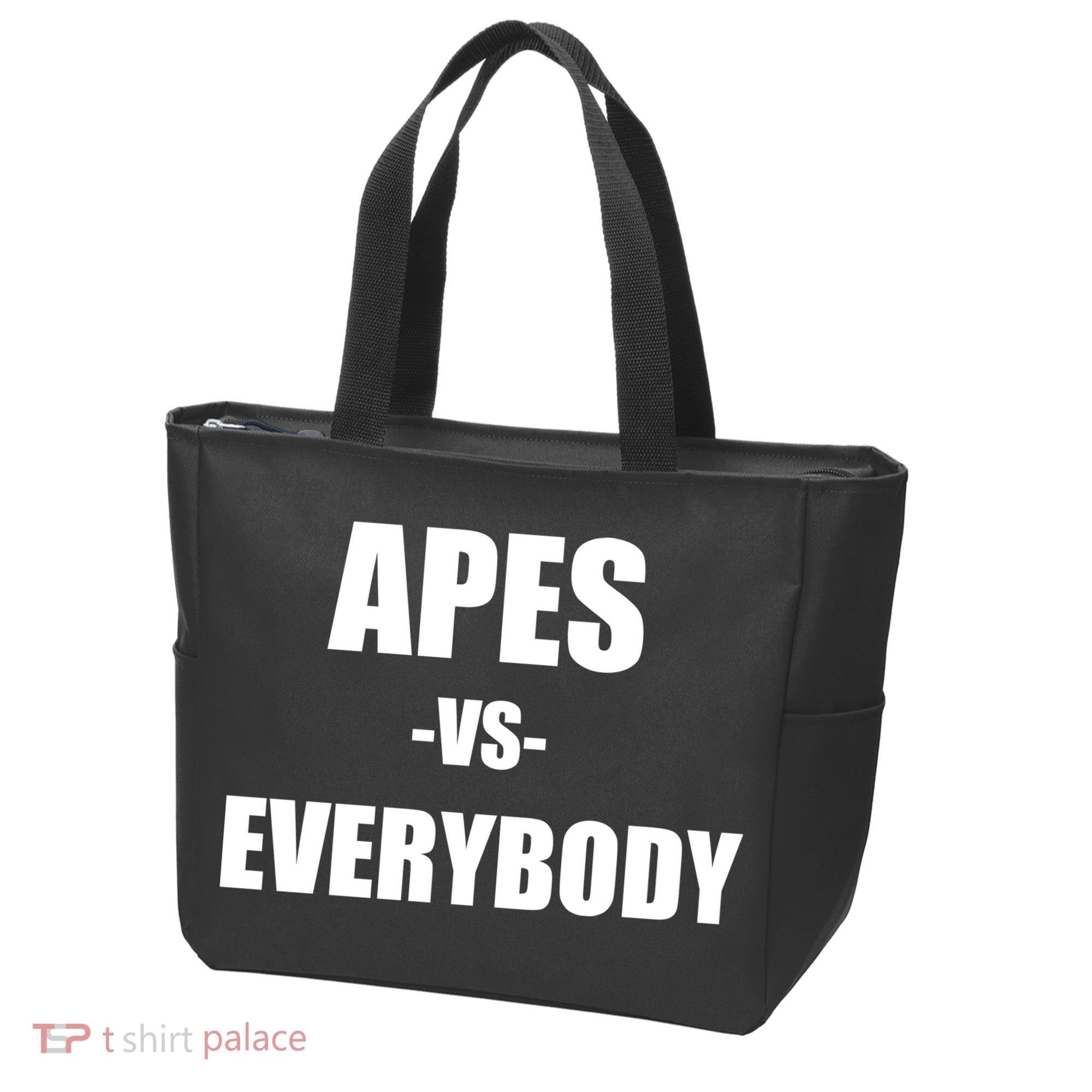 Apes Vs Everybody Tote Bag
