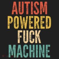 Autism Powered Fuck Machine Funny Quote Gift Beanie thumb 2