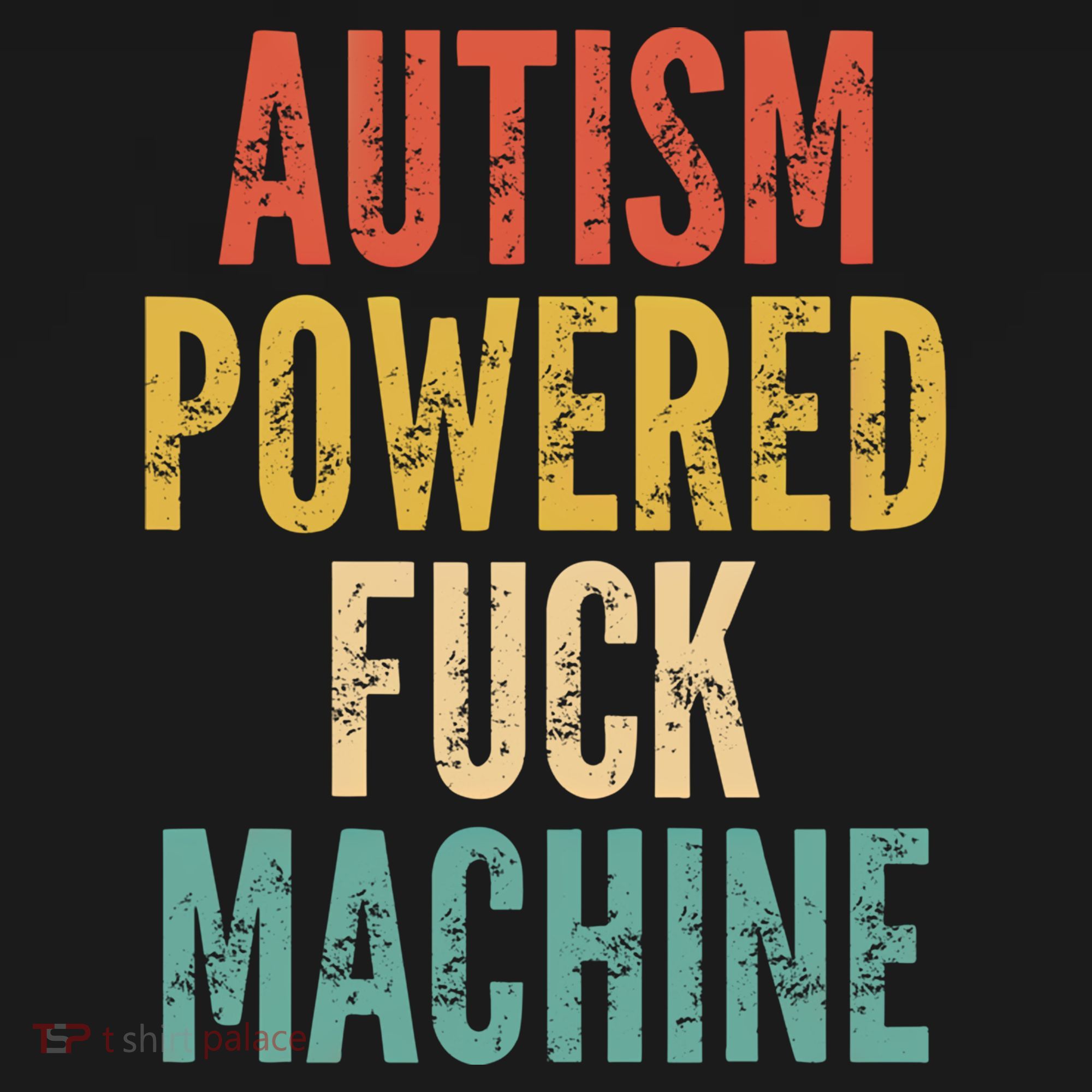 Autism Powered Fuck Machine Funny Quote Gift Ornament