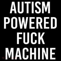 Autism Powered Fuck Machine Funny Quote Coaster thumb 2